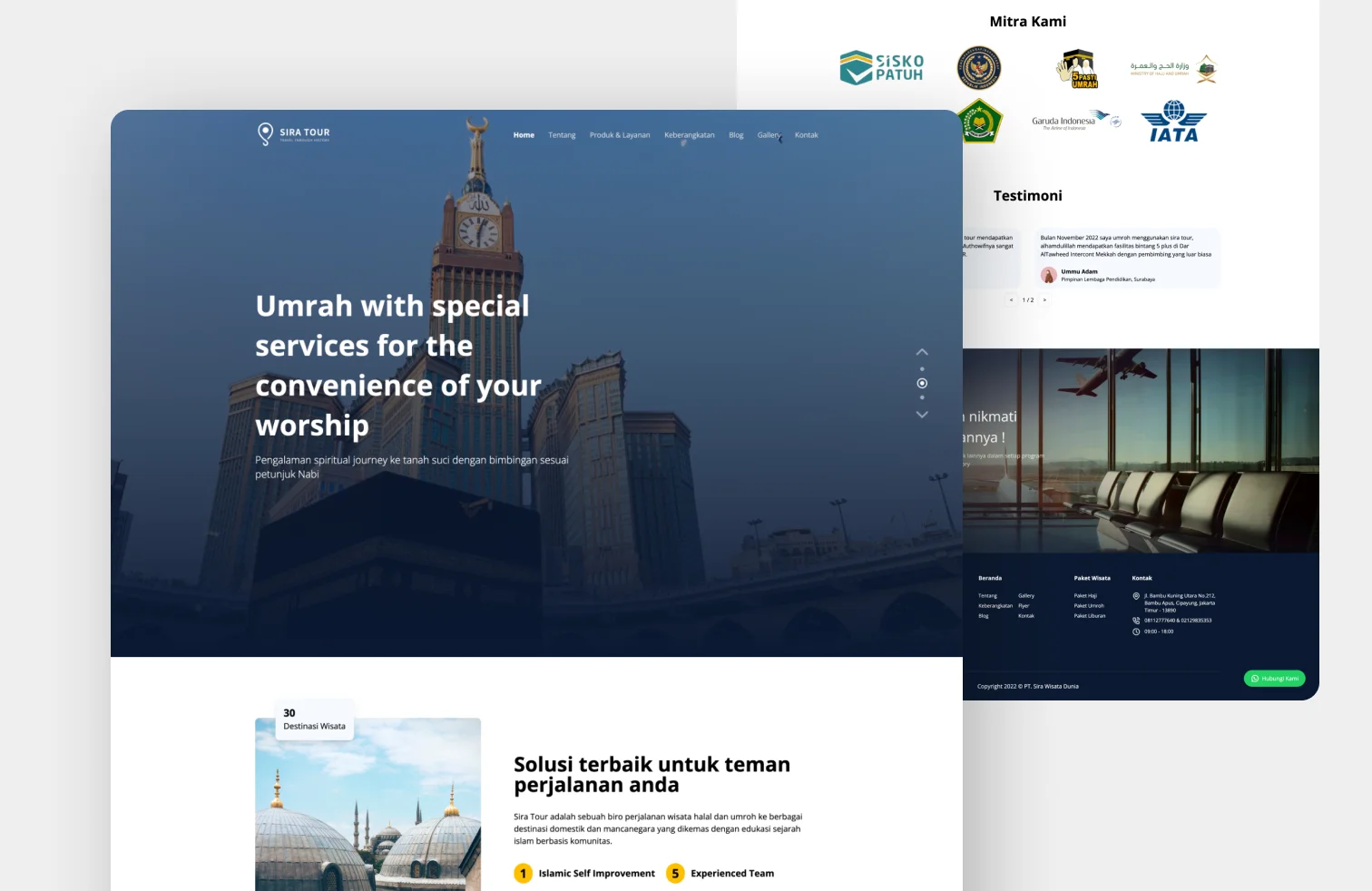 Screenshot of Sira Tour - Travel Booking Platform